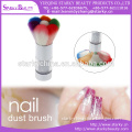 Wholesale rainbow color powder brush nail dust brush cosmetic makeup brush